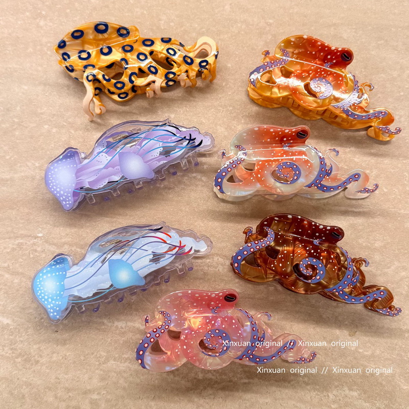 Women'S Fashion Korea - Korea Fashion Jellyfish Hair Clip For