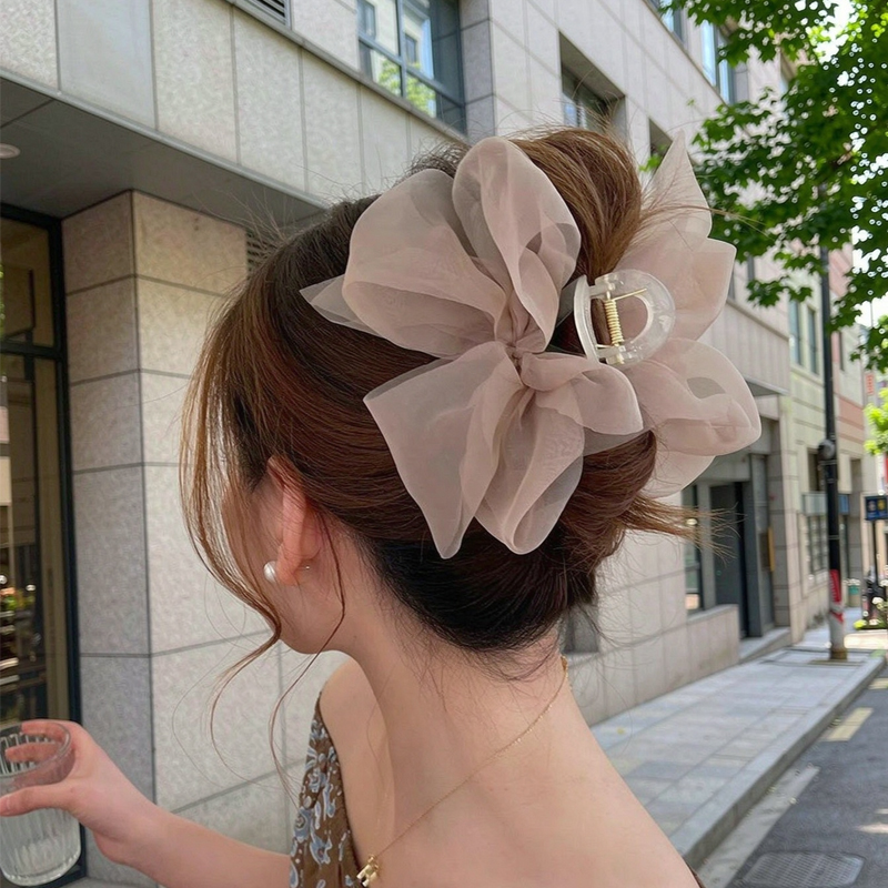 Korea Sweet Big Bow Tulle Hair - Women'S Fashion Korea review and price