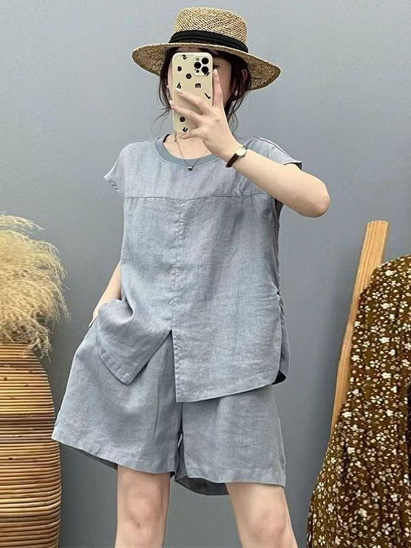 High-End Cotton Linen Set Wome - Women Fashion Over The Years review and price